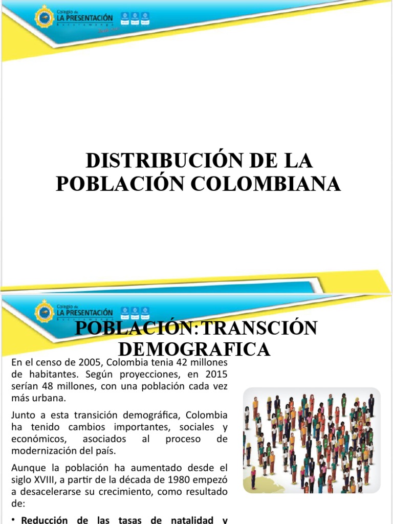 Población Colombiana PDF Colombia Población