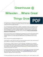 Greenhouse Project General Information