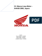 EA - Laporan Teknologi Honda AHASS 2505