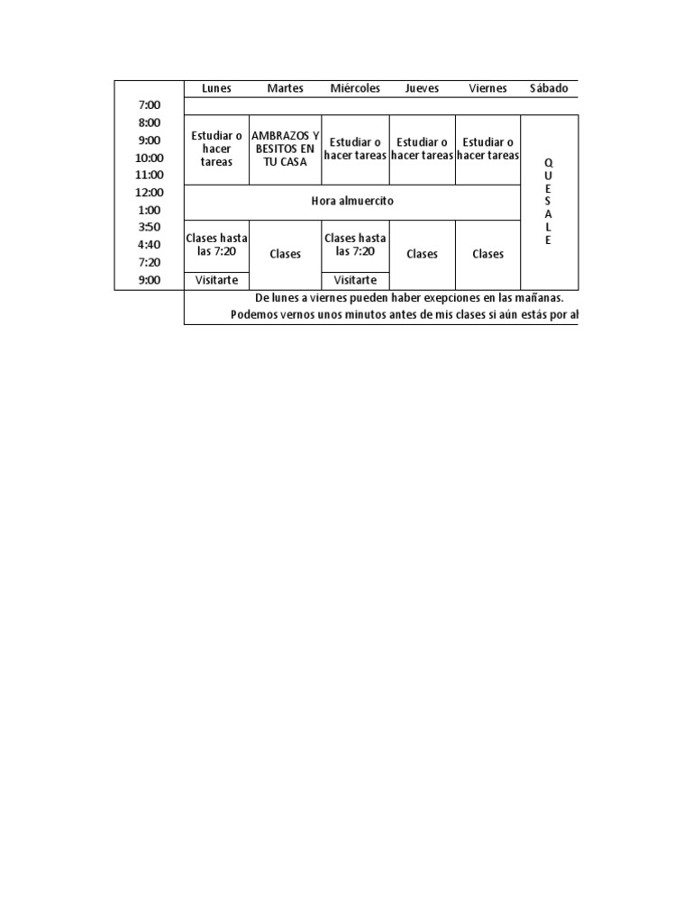 Horario PDF