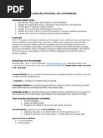 Module 11 Current Liabilities Provisions and Contingencies