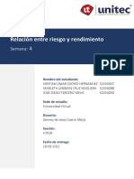 S4 Tarea 4.1 Relación Entre Riesgo y Rendimiento