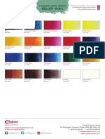 Cranfield CaligoSafeWashRelief Inks ColourChart