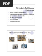 Methods in Cell Biology Proteomics - Hong Ki Et Al Lecture