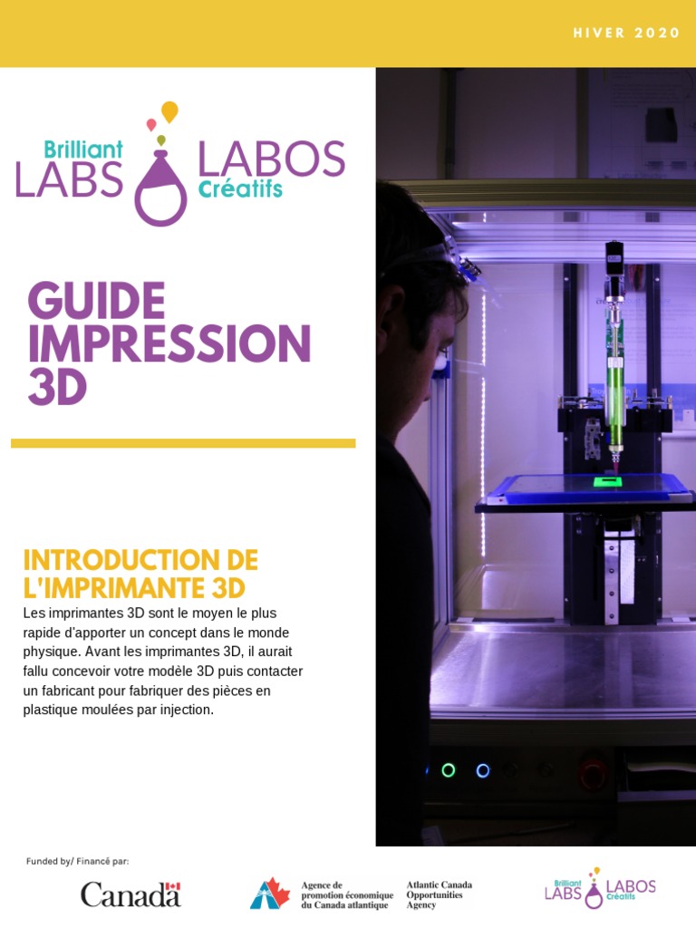 Guide d'Utilisation des Imprimantes 3D | PDF | Imprimante (Informatique ...
