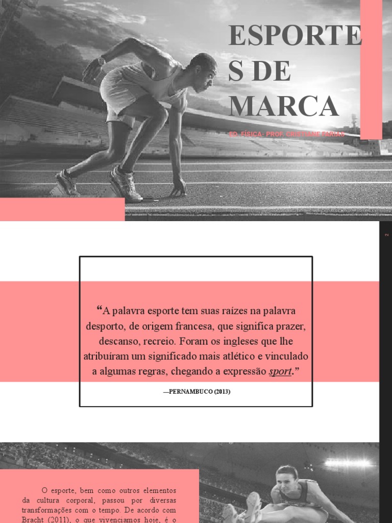 6º Ano - Esportes de Marca - Atletismo | PDF | Atletismo (esporte ...