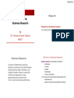 1 Introduction To Business Research