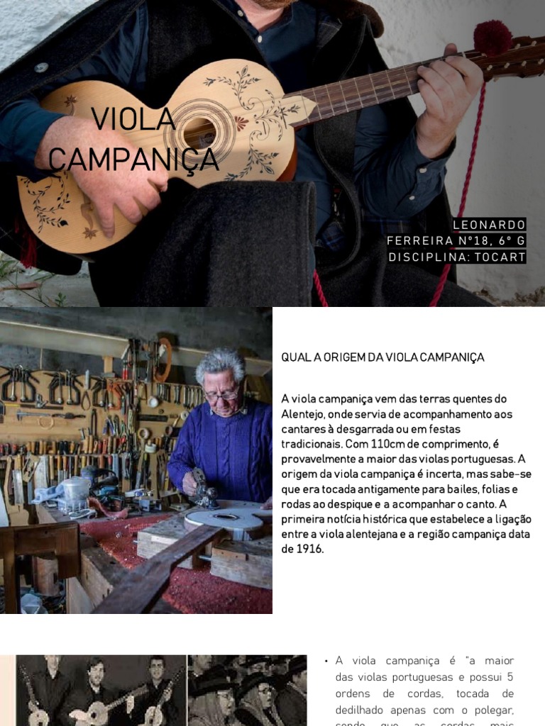 Origem e Toque da Viola Campaniça | PDF | Clássicos