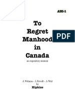 To Regret Manhood in Canada