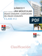 Enlace Químico Y Estructura Molecular:: CLASE #12