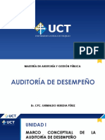 Auditoria de Desempeño - Unidad I - Sesión 1