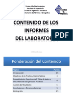 Descripcion Del Contenido Del Informe