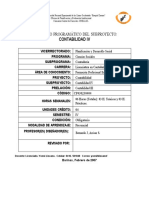 Planificacion de Contenido Contabllidad Iv