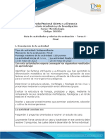 Guía de Actividades y Rúbrica de Evaluación - Unidades 1, 2 y 3 - Tarea 6 - Final