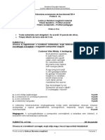 Simulare+bac Maghiara Materna Uman Ped CL 11 Subiect