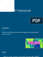 PTC Tasting Lab