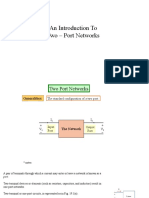 Two Port Networks - Hybrid and Transmission Parameters - 2