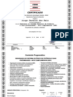 Certificado SENAI Eletrica (SEP) - Diogo