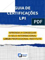 Guia de Certificações LPI Selo Internacional Linux Professional Institute