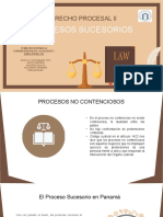 Der Procesal II PPT Procesos Sucesorios