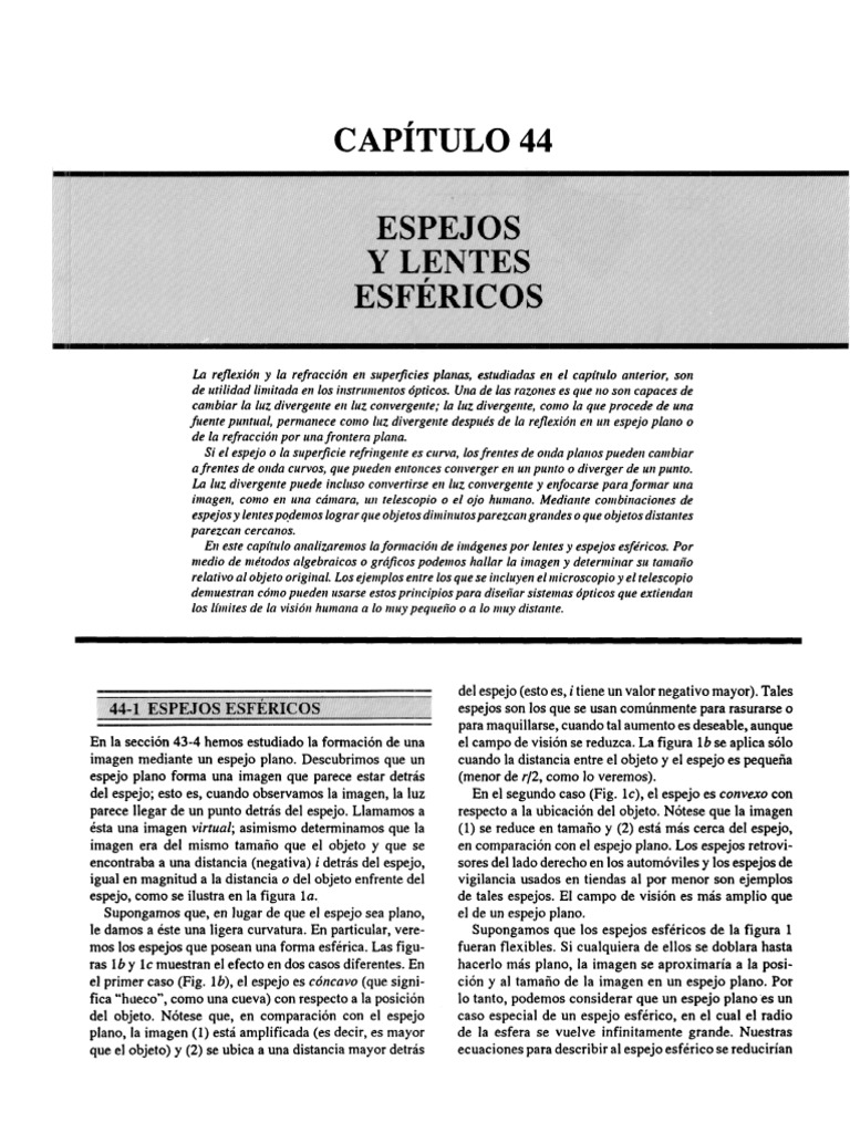 45 Espejos y Lentes Resnick Vol II Fisica PDF