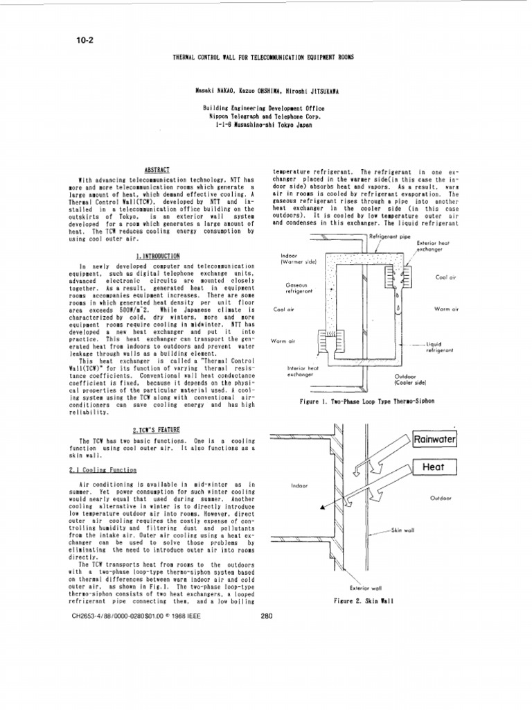 Thermal Control Wall for Telecom Cooling | PDF | Air Conditioning ...