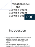 Co-Ordination in SC and Bullwhip Effect Bullwhip Effect Bullwhip Effect
