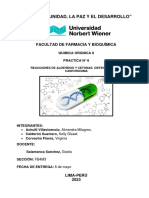 Practica #6 Reacciones de Aldehídos y Cetonas. Obtención de La Canforoxima