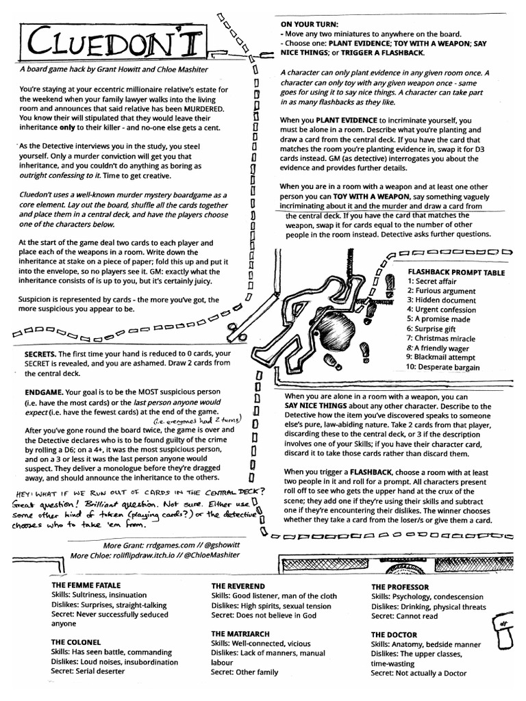 Cluedont | PDF