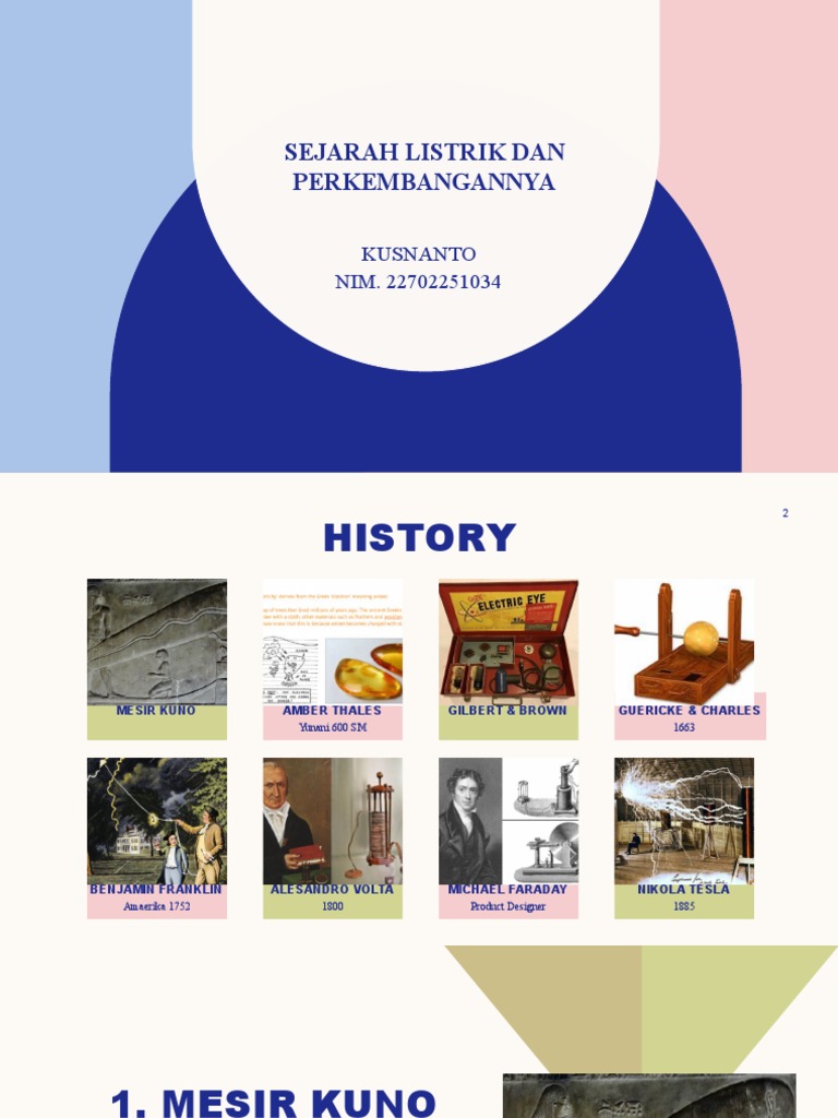 Sejarah Listrik Dan Perkembangannya | PDF