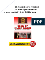 Book of Alien Race Secret Russian KGB Bo