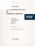 C. Guastavino y G. Mistral - 6 Canciones de Cuna Ordenado