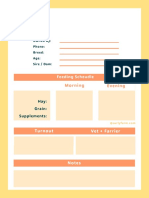 CF Printable Horse Stall Card Template