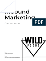 Informe ''The Wild Foods'' Joaquín Gómez