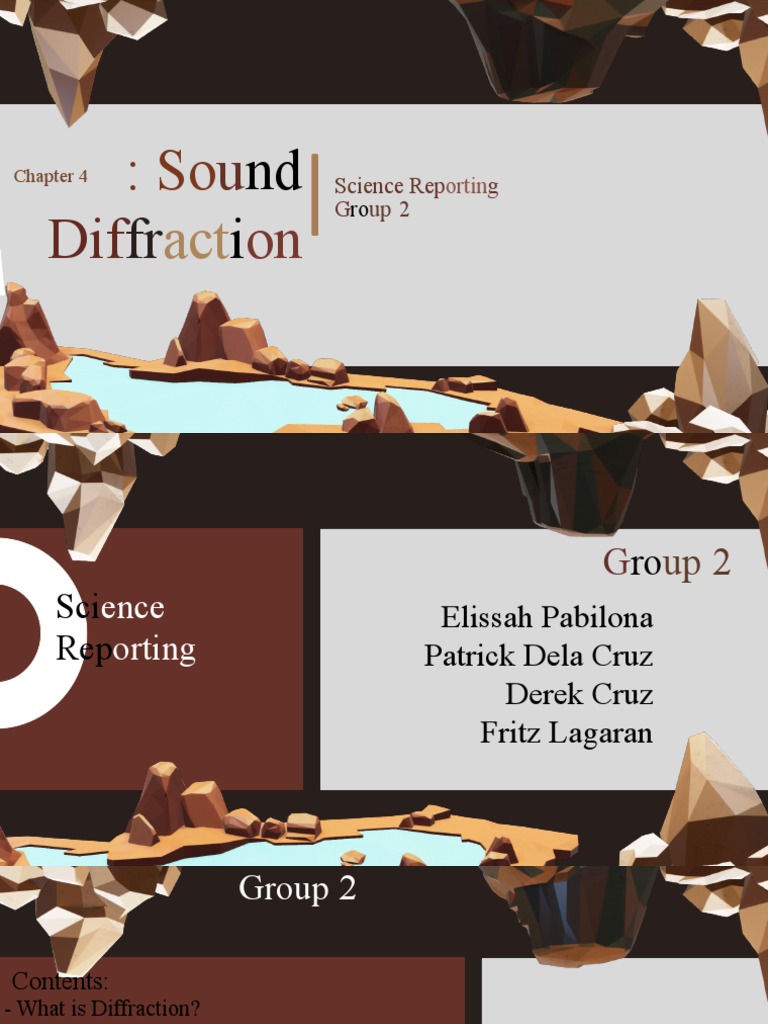 Sound Diffraction Basics | PDF | Diffraction | Wavelength