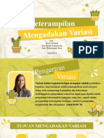 Keterampilan Mengadakan Variasi