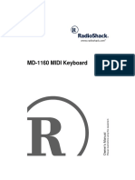 Radioshack MD-1160 User Manual