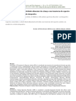 Aspectos Sensoriais e A Seletividade Alimentar Da Criança Com Transtorno Do Espectro Autista Revisao Integrativa