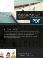 Derecho Civil IV Clase 1 Parentesco