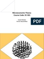 Microeconomic Theory - Lect-1