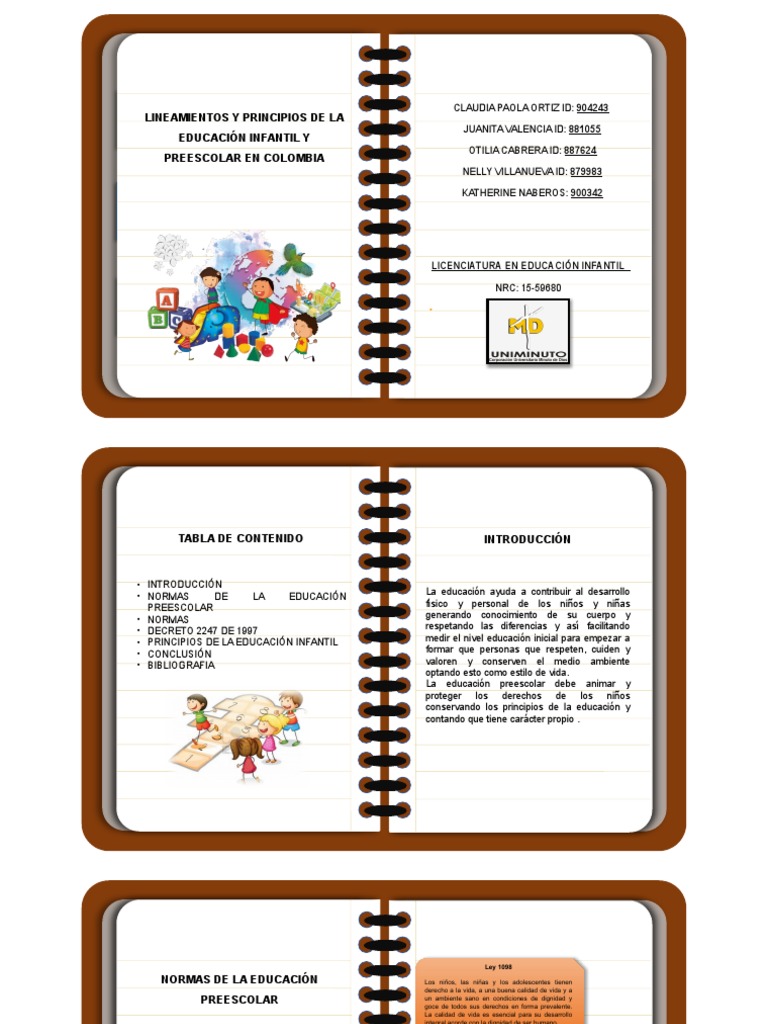 Principios Pedagógicos en Educación Infantil | PDF | Educación de la ...