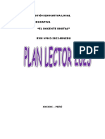 Estructura Del Plan Lector 2023