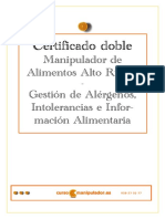 Manual AR y Gestion Alergenos Intolerancias Informacion Alimentaria CURSOMANIPULADOR - ES Rev.6