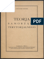 Teorja Samorządu Terytorjalnego