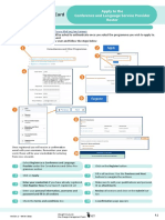 Instructions To Register and Apply As Conference Service Provider