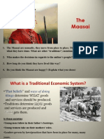 Traditional and Command (planned) Economic Systems