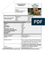 Technical Data Sheet Copaiba Oil