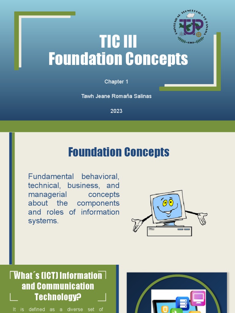 Foundation Concepts PDF Information System Information