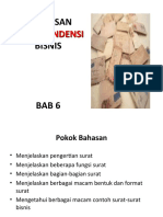 6.korespodensi Bisnis