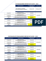 Ug Important Dates For Website 2023-II